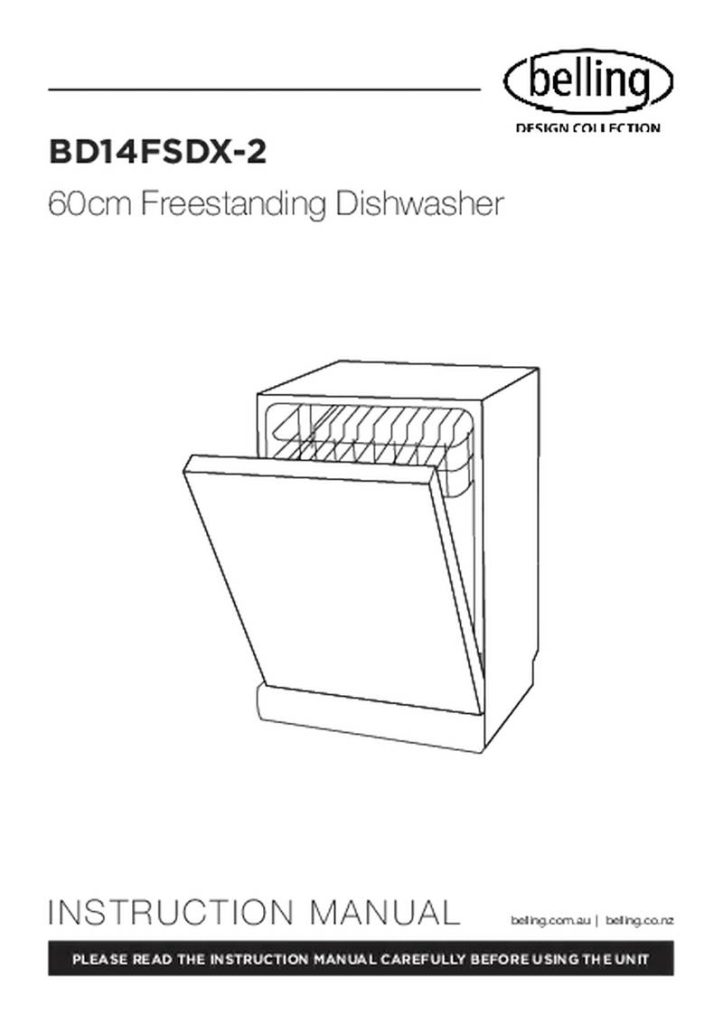 belling BD14FSDX-2 Dishwasher