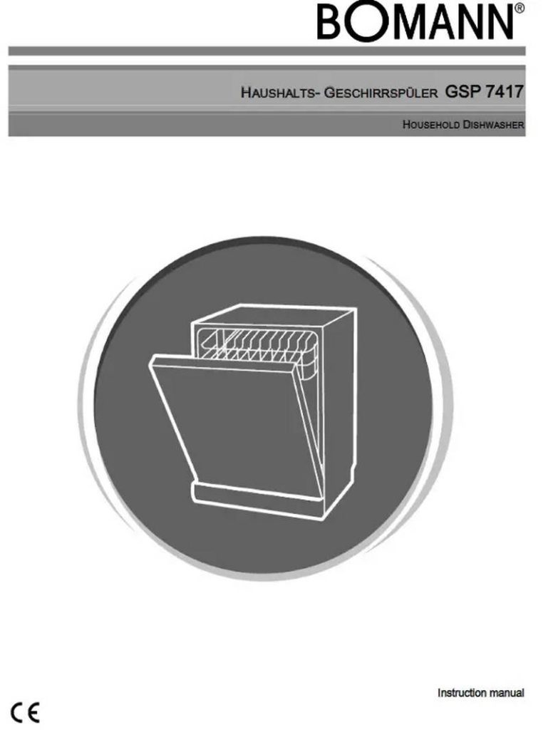 BOMANN GSP 7417 Household Dishwasher