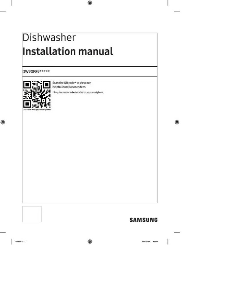 SAMSUNG DW9000F Dishwasher