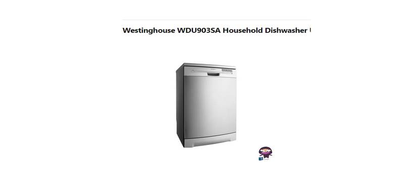 Westinghouse WDU903SA Household Dishwasher